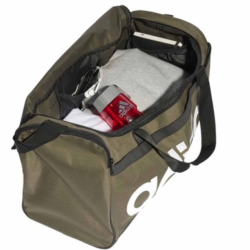 ADIDAS LINEAR DUFFEL M HR5350 ТРЕНИРОВОЧНАЯ СПОРТИВНАЯ СУМКА ЗЕЛЕНАЯ СРЕДНЯЯ