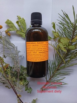 EKSTRAKT ZIOŁOWY NA NUŻEŃCA DO WEWNĄTRZ NATURALNY NUŻYCA OCZNA SKÓRNA 100ML
