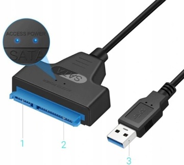 АДАПТЕР USB 3.0 SATA DRIVE МОСТ НА SSD HDD 2,5''