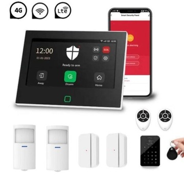 Super zestaw alarmowy AlarmZone Tuya Smart P70 w technologii LTE 4G i Wi-Fi