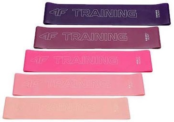 GUMY DO ĆWICZEŃ FITNESS 4F AKS008 ZESTAW 5 SZT