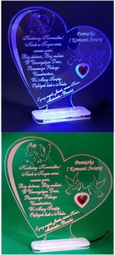 СУВЕНИР ПЕРВОЕ ПРИЧАСТИЕ SWAROVSKI LED