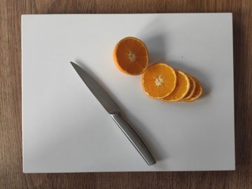 Доска разделочная по камню 50х35х2см БЕЛАЯ