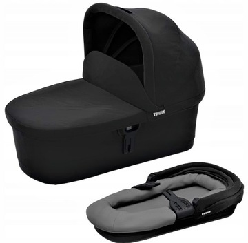 -przedsp 30.07- THULE GONDOLA URBAN DO GLIDE 2/DOUBLE +ADAPTERY czarna