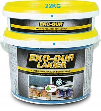 LAKIER EPOKSYDOWY DO BETONU POSADZEK ŻYWICA 22KG