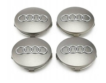 EMBLEMATY EMBLEMAT DEKIELEK DEKIELKI ZNACZKI KAPSLE AUDI 68MM