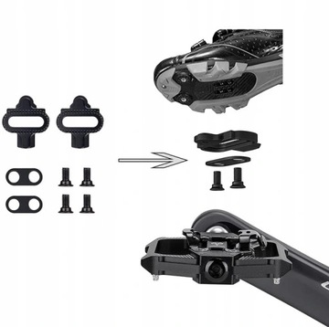 ПЛАТФОРМА ПЕДАЛИ ДЛЯ ВЕЛОСИПЕДА MTB с SPD, двусторонние
