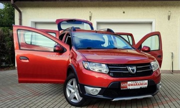 Dacia Sandero II Hatchback 5d TCe  90KM 2015 Dacia Sandero Stepway JAK NOWA Nawigacja Czujniki Parkowania Tempomat Komp, zdjęcie 2