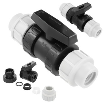 ZAWÓR KULOWY ŁĄCZNIK 25 mm DO ŁĄCZENIA RUR PE