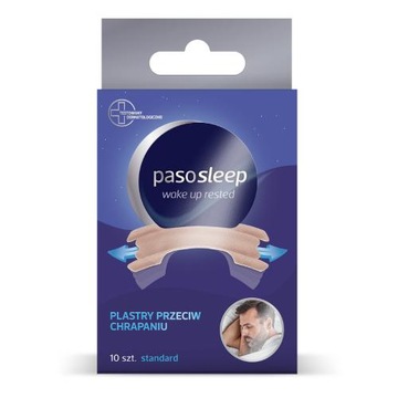Plastry przeciw chrapaniu pasosleep Standard 10 szt.
