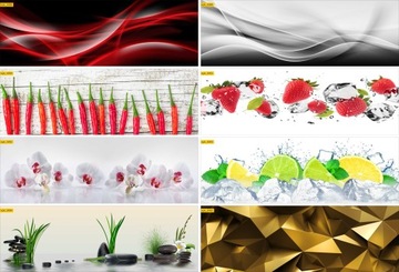 NAKLEJKI DO KUCHNI NA ŚCIANĘ cytryny woda LAMINAT