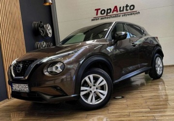 Nissan Juke II Crossover 1.0 DIG-T 114KM 2021 Nissan Juke gwarancja bezwypadkowy NAVI kamera AUTOMAT Benzyna