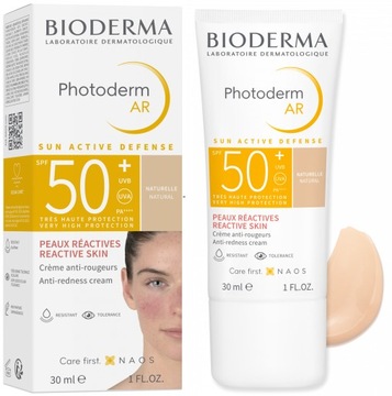BIODERMA PHOTODERM AR SPF50+ KREM TONUJĄCY SKÓRA NACZYNKOWA