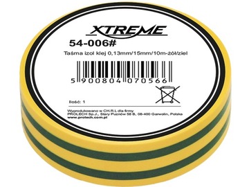 Taśma izolacyjna klej 0,13mm / 15mm / 10m 10szt