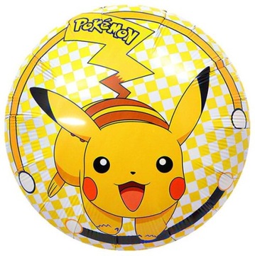 Balon foliowy Okrągły Pokemon Dekoracja Urodziny