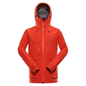 ALPINE PRO Kurtka męska trekkingowa wodoodporna 15000 Cort pomarańcz r.XXL