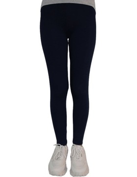 OCIEPLANE GETRY LEGGINSY gładkie GRANAT r.128