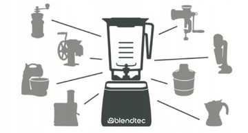 БЛЕНДЕР BLENDTEC TOTAL, СДЕЛАНО В США.