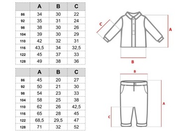 ЭЛЕГАНТНЫЙ КОМПЛЕКТ, РУБАШКА, БРЮКИ, ПРИНАДЛЕЖНОСТИ, МНОГО 128