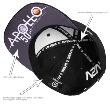 Бейсбольная кепка SNAP NASA Apollo 11