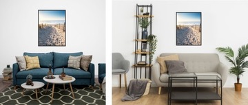 Пляжный плакат Peach Piasek Sea Sky Image B1 100x70см #125