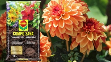 УНИВЕРСАЛЬНЫЙ ПОЧВЕННЫЙ САДОВЫЙ СУБСТРАТ ВЫСОЧАЙШЕГО КАЧЕСТВА ДЛЯ ЦВЕТОВ 10Л КОМПО