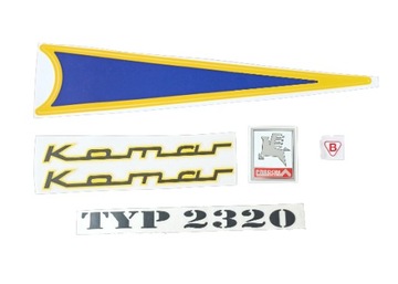 NAKLEJKI KOMAR 2320 232