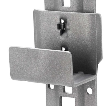 Кронштейн для перил для кровати, шарнирная фурнитура, аксессуары для кровати, балки для гардероба U, серые