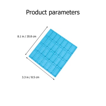 FORMY DO MYDŁA 3D ŻYWICA SILIKONOWA GRA DOMINO Zrób to sam
