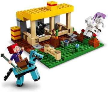 LEGO MINECRAFT 21171 ФИГУРКА КОНЮШНИ ЛОШАДИ СКЕЛЕТ ФЕРМЕРА ФЕРМА