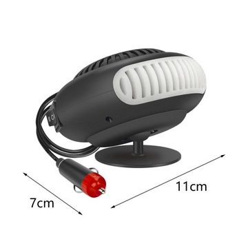 Ogrzewacz samochodowy Mini Regulowane ogrzewanie i chłodzenie Przenośna szyba przednia 12V 120W