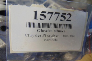 CHRYSLER PT CRUISER HLAVA MOTORU 2.2CRD