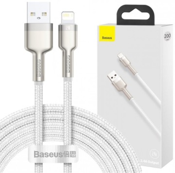 КАБЕЛЬ BASEUS STRONG ДЛЯ IPHONE USB-КАБЕЛЬ ДЛЯ БЫСТРОЙ ЗАРЯДКИ МОЛНИЕЙ 2,4 А, 2 М