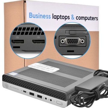 Mini komputer PC HP EliteDesk 800 G3 i5 7Gen 16GB 256GB SSD 4K Klasa A+
