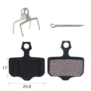 Керамические тормозные колодки для скутера Motus MTS Front/Rear.