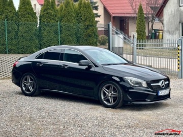 Mercedes CLA C117 Coupe 1.6 200 156KM 2014 Mercedes-Benz CLA AMG Navi Parkdistance Led Xenon Automat 1.6 Benzyna 156KM, zdjęcie 9