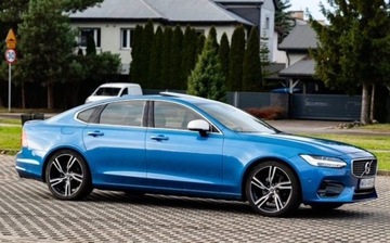 Volvo S90 II Sedan 2.0 D5 235KM 2017 Volvo S90 D5 AWD R-Design Poles Aktywny Tempomat Nvigacaj Podgrzewana Kier, zdjęcie 8