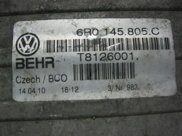 CHLADIČ INTERCOOLER 6R0145805C SEAT IBIZA POLO