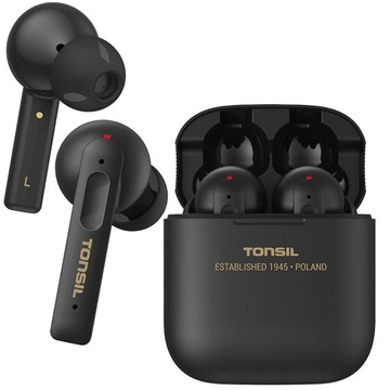 Słuchawki Bezprzewodowe TONSIL T55BT Bluetooth Dokanałowe ANC TWS
