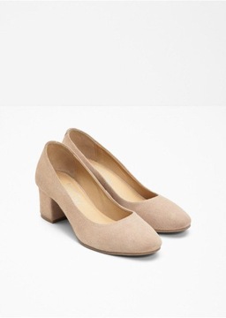 BONPRIX CZÓŁENKA ZAMSZOWE__42