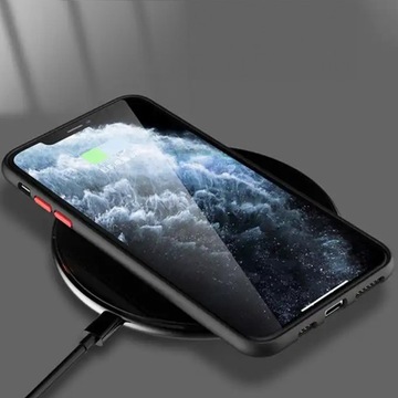 etui iphone 12 niebieski magsafe plecki obudowa pokrowiec apple