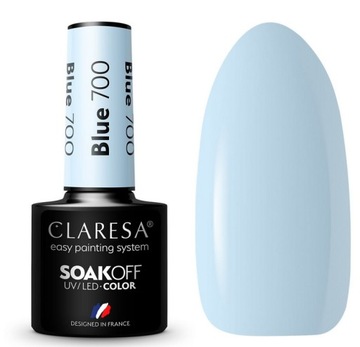 CLARESA LAKIER HYBRYDOWY NIEBIESKI ODCIENIE NIEBIESKIEGO KOLEKCJA BLUE 700