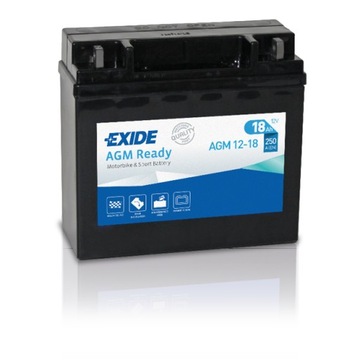 Akumulator Exide 12V 18Ah/250A AGM12-18