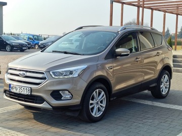 Ford Kuga II SUV Facelifting 1.5 EcoBoost 120KM 2018 FORD KUGA II 1.5T BENZYNA 66TYS KM NAVI ALU LED, zdjęcie 5