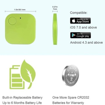 Мини-трековое устройство, воздушная бирка, ключ для поиска детей, домашнее животное