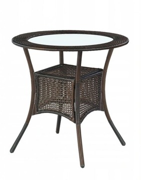 Стул МИДАС для террасы, балкона, сада, темно-коричневый – стиль и долговечность