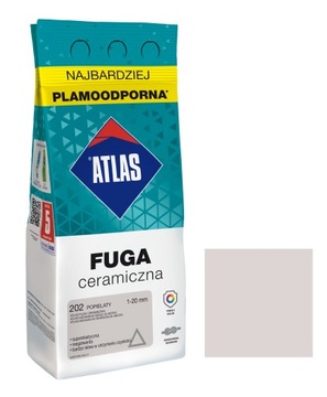 ATLAS FUGA CERAMICZNA 1-20MM 202 POPIELATY 2KG