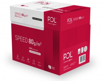 Papier biurowy POLSPEED A4 80g 2500 ark