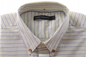 FRENCH CONNECTION koszula w paski bawełna S k 40