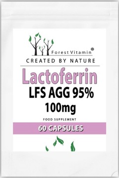 95 % LAKTOFERYNA LACTOFERRIN 100 mg Forest Przeciw BAKTERIE GRZYBICA WIRUSY